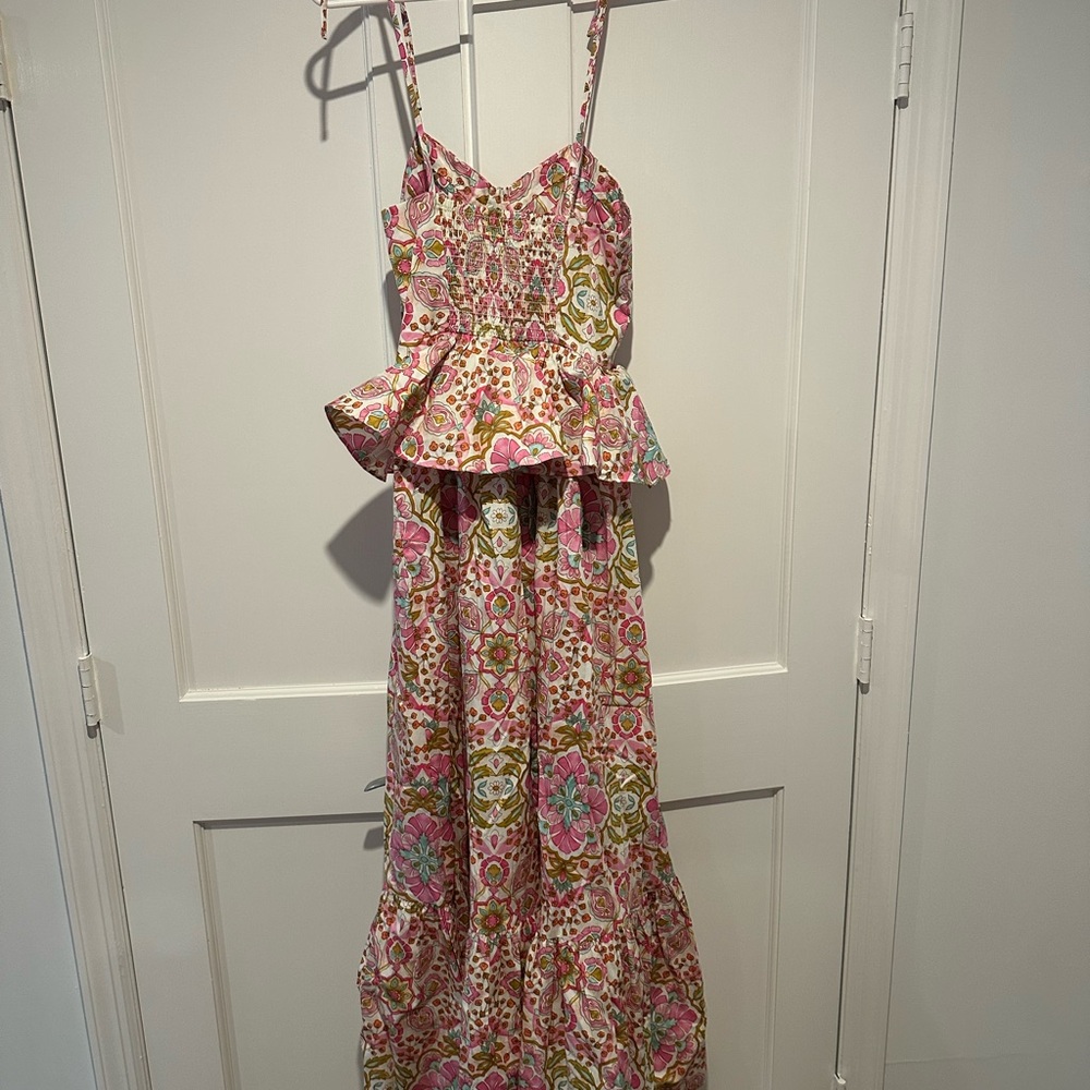 Misa Los Angeles Pink Floral Maxi Dress - Picture 6 of 8